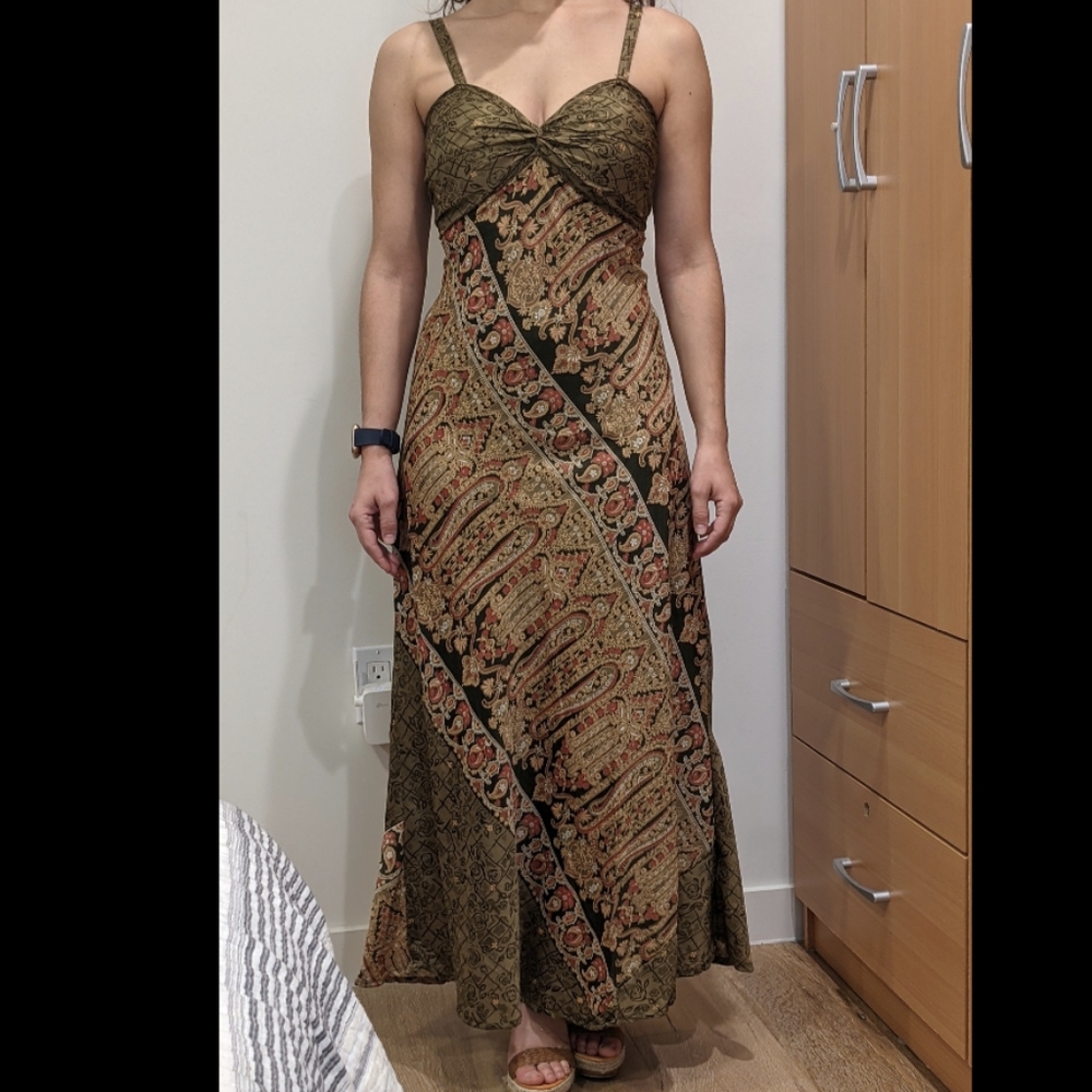 Silk dress made in India